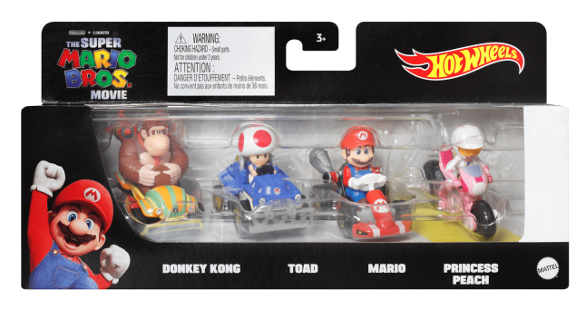 Hot Wheels The Super Mario Bros. Movie Jungle Kingdom Raceway Playset With Mario Die-Cast Toy Car - Imagen 1 de 3