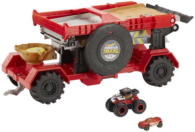 Hot Wheels Monster Trucks Downhill Race & Go Play Set - Image 1 of 6