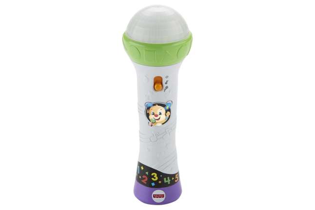 Fisher-Price Ríe y Aprende Juguete para Bebés Micrófono Graba y Canta - Image 1 of 5