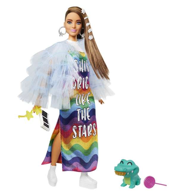 Barbie Extra Muñeca Chamarra Azul - Imagem 1 de 6