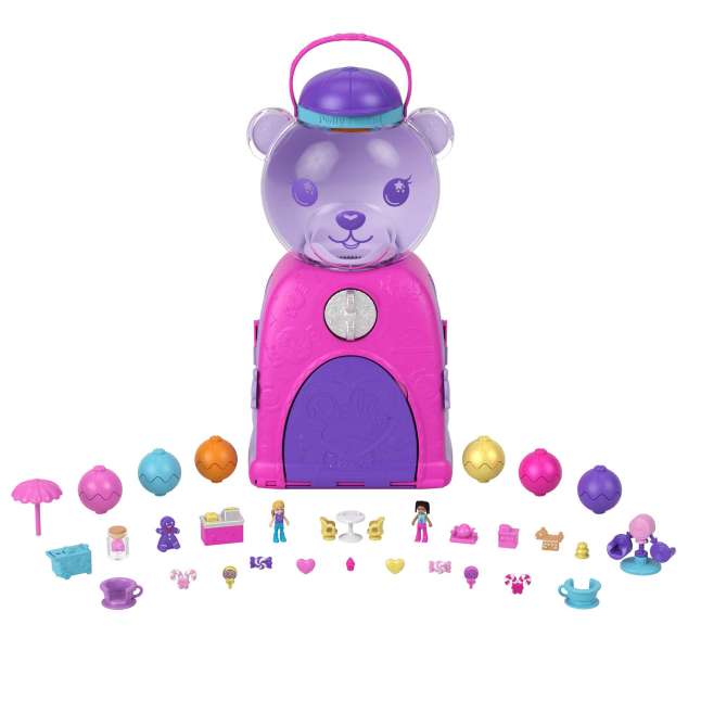 Polly Pocket Set de Juego Compacto de Máquina de Dulces de Osito - Image 1 of 7