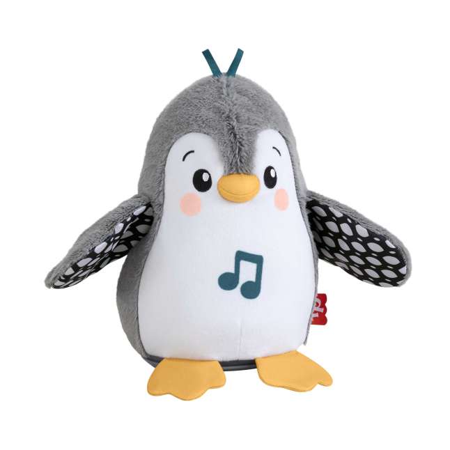 Fisher-Price-Peluche Musicale Manchot Culbuto Dès La Naissance - Imagen 1 de 6