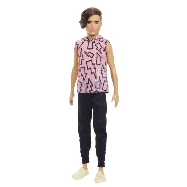 Barbie Fashionista Muñeco Ken Chaleco Rosa - Imagen 1 de 6