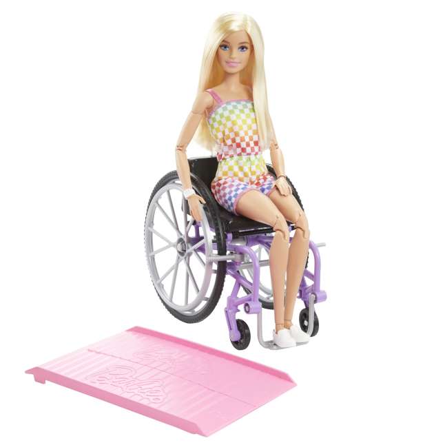 Barbie Fashionista Boneca Cadeira de Rodas Rosa - Image 1 of 6