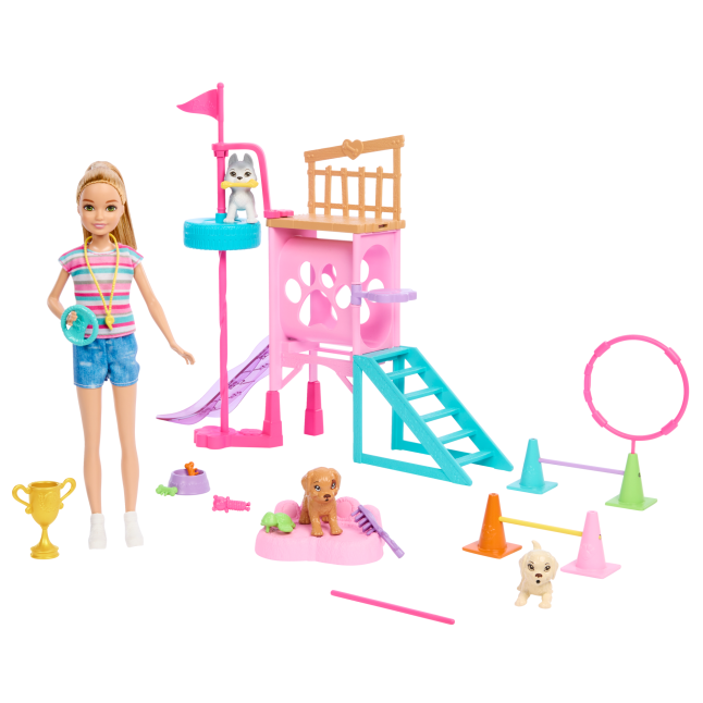 Barbie-Poupée et Coffret Parcours D’Obstacles - Imagen 1 de 6