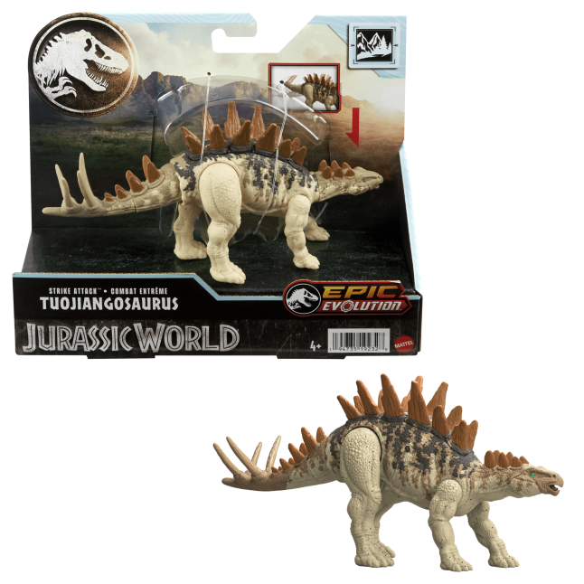 Jurassic World Combat Extrême Tuojiangosaure, Action de Frappe Unique - Imagen 1 de 6