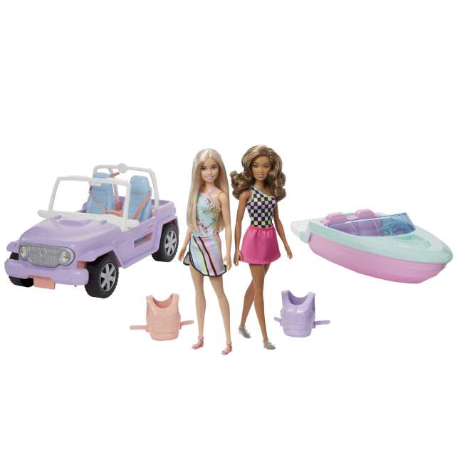 Barbie®  Coffret Véhicules et Poupées - Image 1 of 6