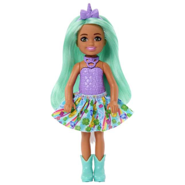 Unicorn-Inspired Chelsea Barbie Doll With Green Hair, Unicorn Toys - Imagem 1 de 6