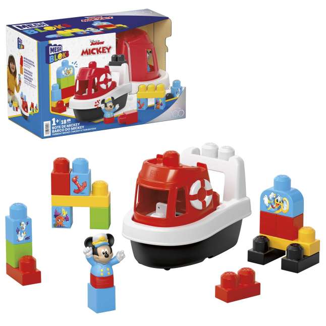 Mega Bloks Disney Jogo de Construção Barco do Mickey - Image 1 of 5