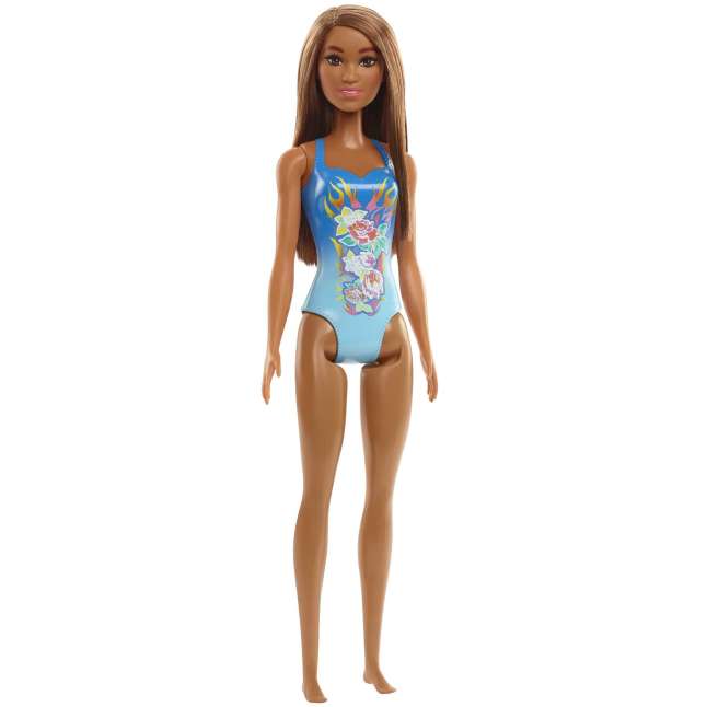 Barbie Fashion & Beauty Boneca Roupa de Banho Azul com Rosas - Image 1 of 4