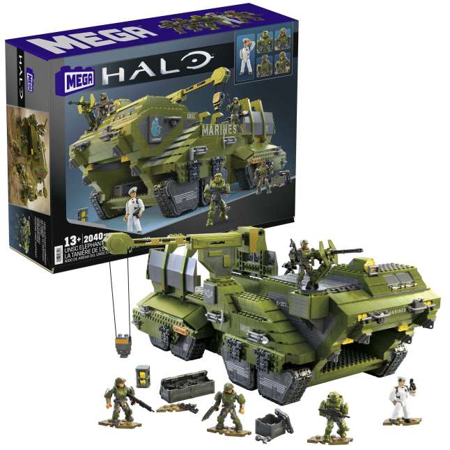 MEGA Halo UNSC Elephant Sandnest Building Kit With 5 Micro Action Figures (2041 Pieces) - Image 1 of 5