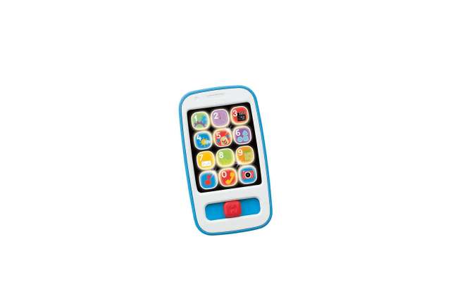 Fisher-Price Ríe y Aprende Juguete para Bebés Smartphone de Aprendizaje Azul - Imagen 1 de 3