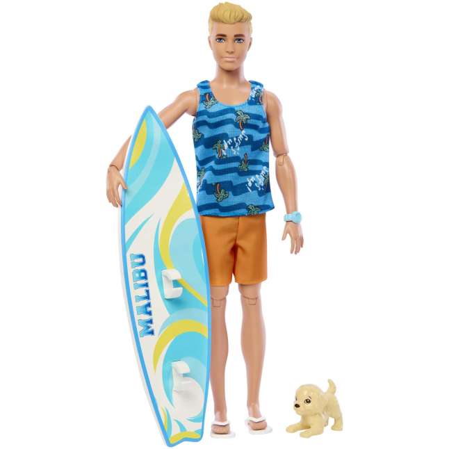 Barbie Fashion & Beauty Muñeco Ken Día de Surf - Image 1 of 6