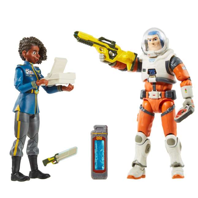 Disney Pixar Lightyear Figura de Juguete Alisha y Buzz Paquete de 2 - Image 1 of 6