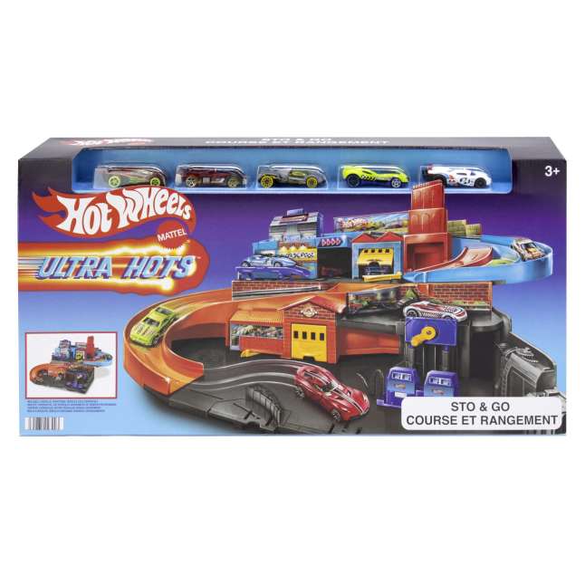 Hot Wheels® Course Et Rangement Flying Customs - Image 1 of 1