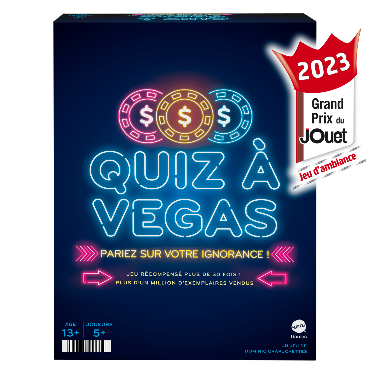 Quiz À Vegas-Jeu De Société Avec Questions Et Paris Version Française - Imagen 1 de 6