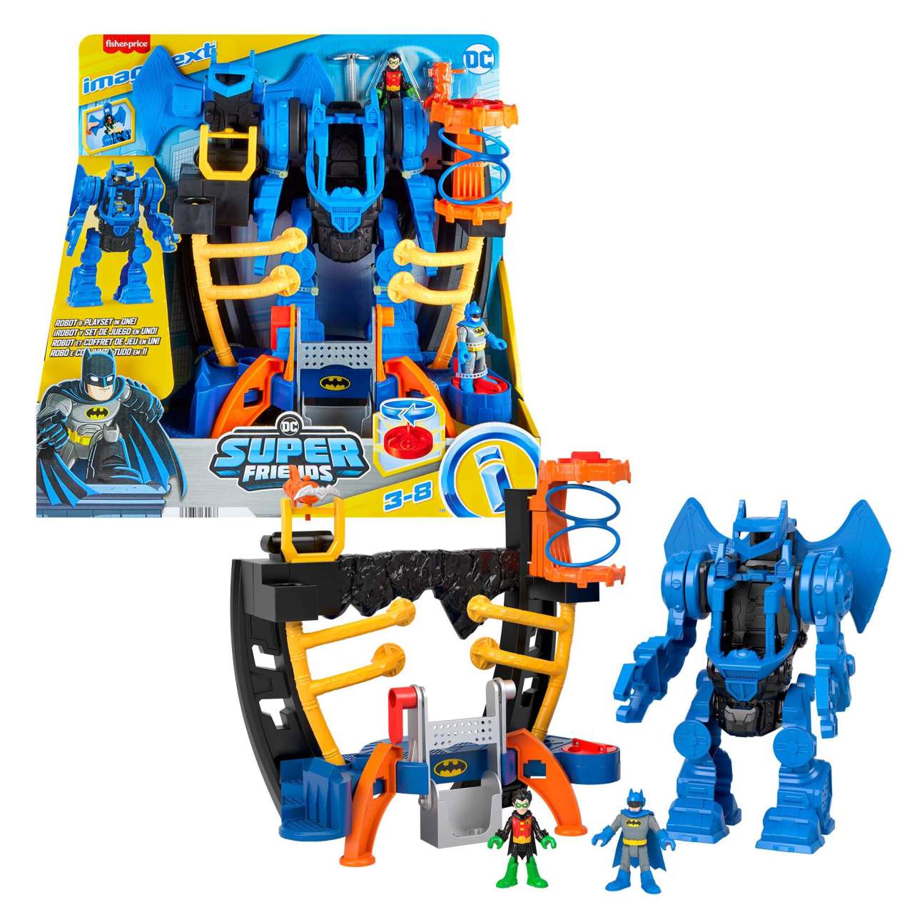 Imaginext DC Super Friends Batman Robo Command Center - Image 1 of 7
