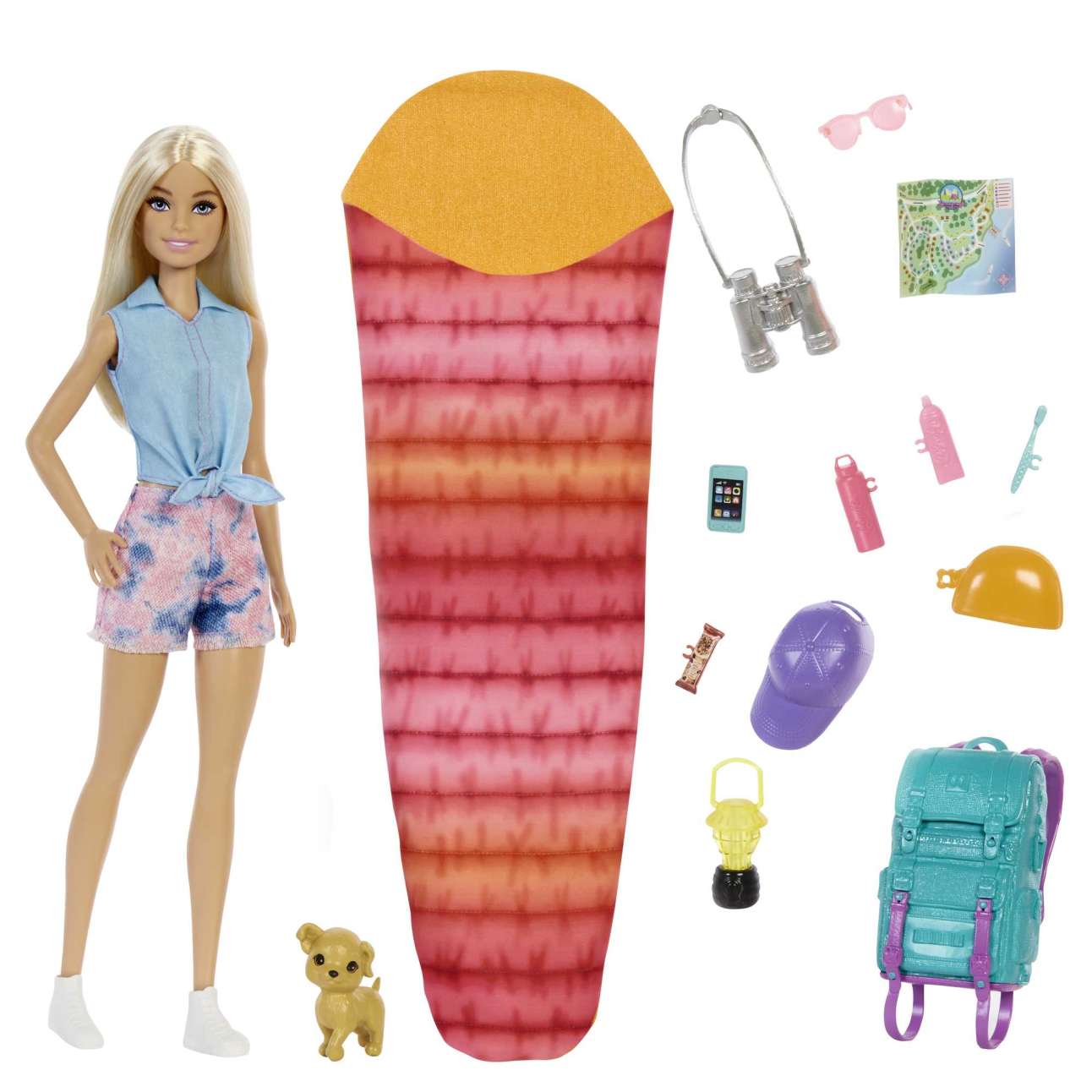 Набор игровой Barbie Малибу Кемпинг (кукла с питомцем и аксессуарами) - Image 1 of 6