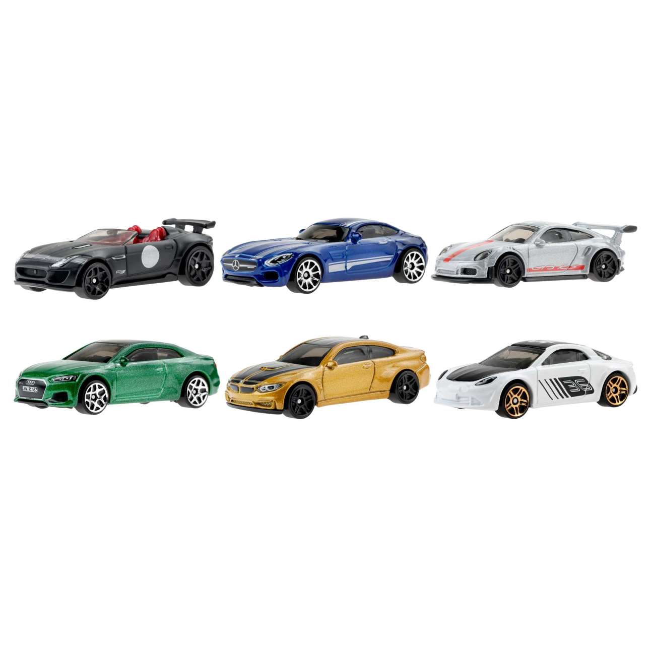 Hot Wheels European Car Culture Multipacks of 6 Toy Cars - Image 1 of 8