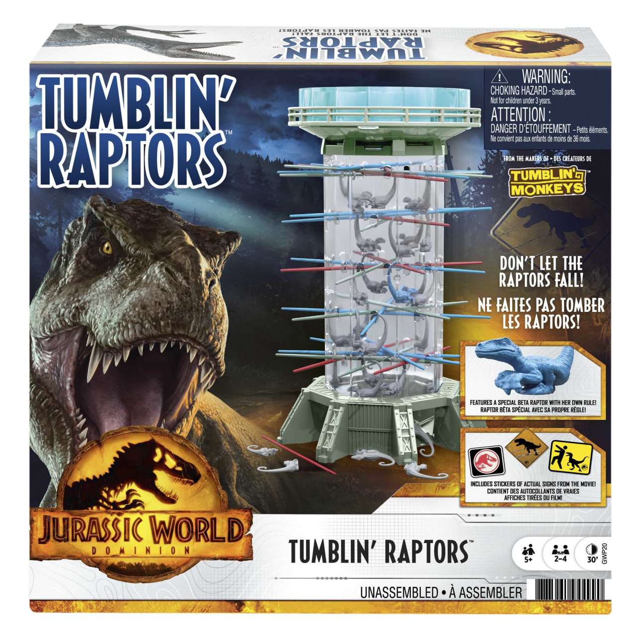 Tumblin' Raptors Jurassic World Dominion - Image 1 of 6