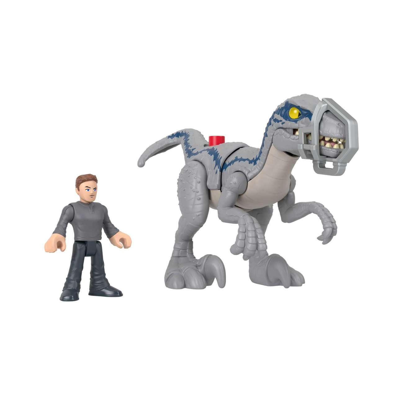 Imaginext - Jurassic World - Coffret Blue En Fuite - Figurines Pour Enfants - 3 Ans Et + - Image 1 of 6
