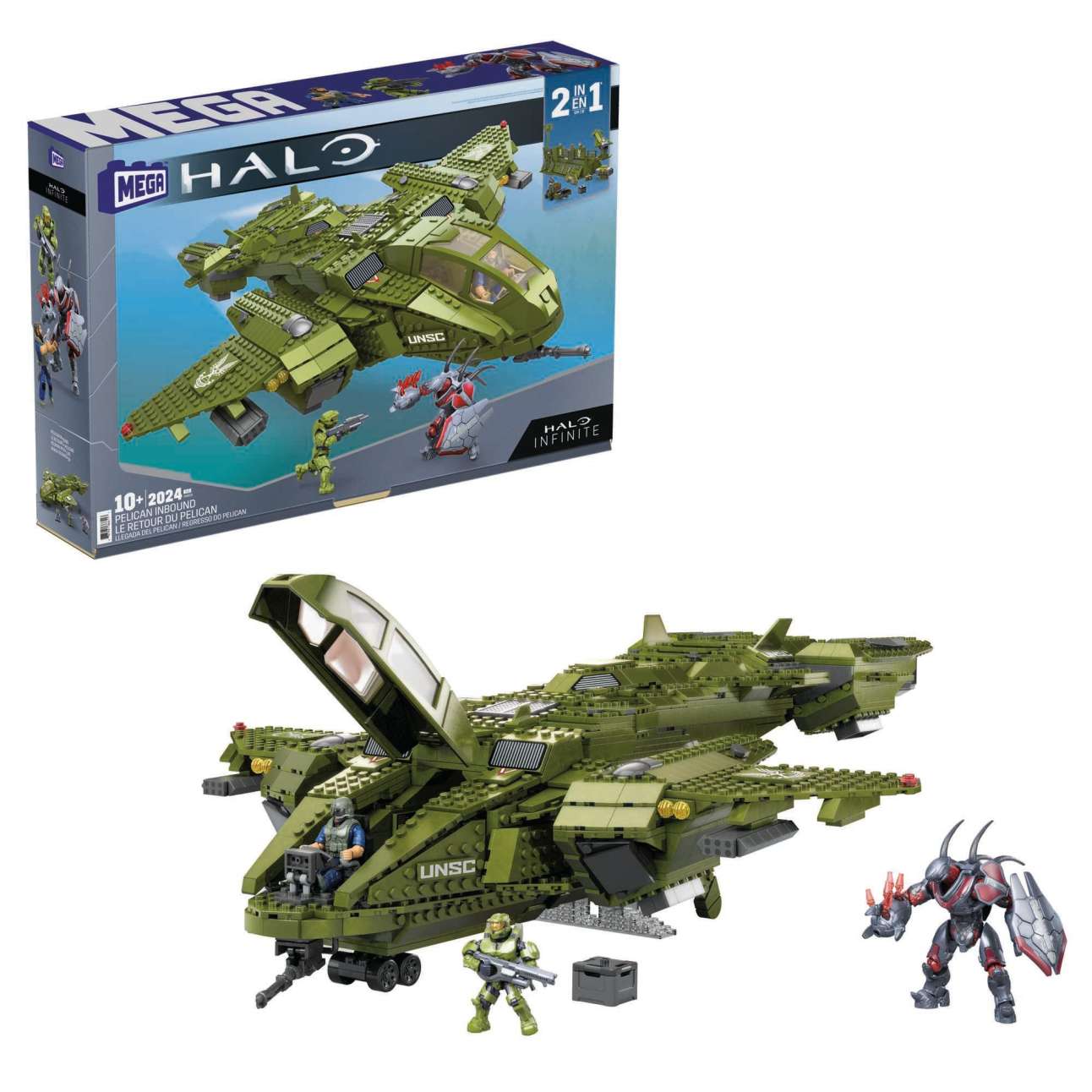 Mega Construx Halo Pelican Inbound Building Set - Image 1 of 7