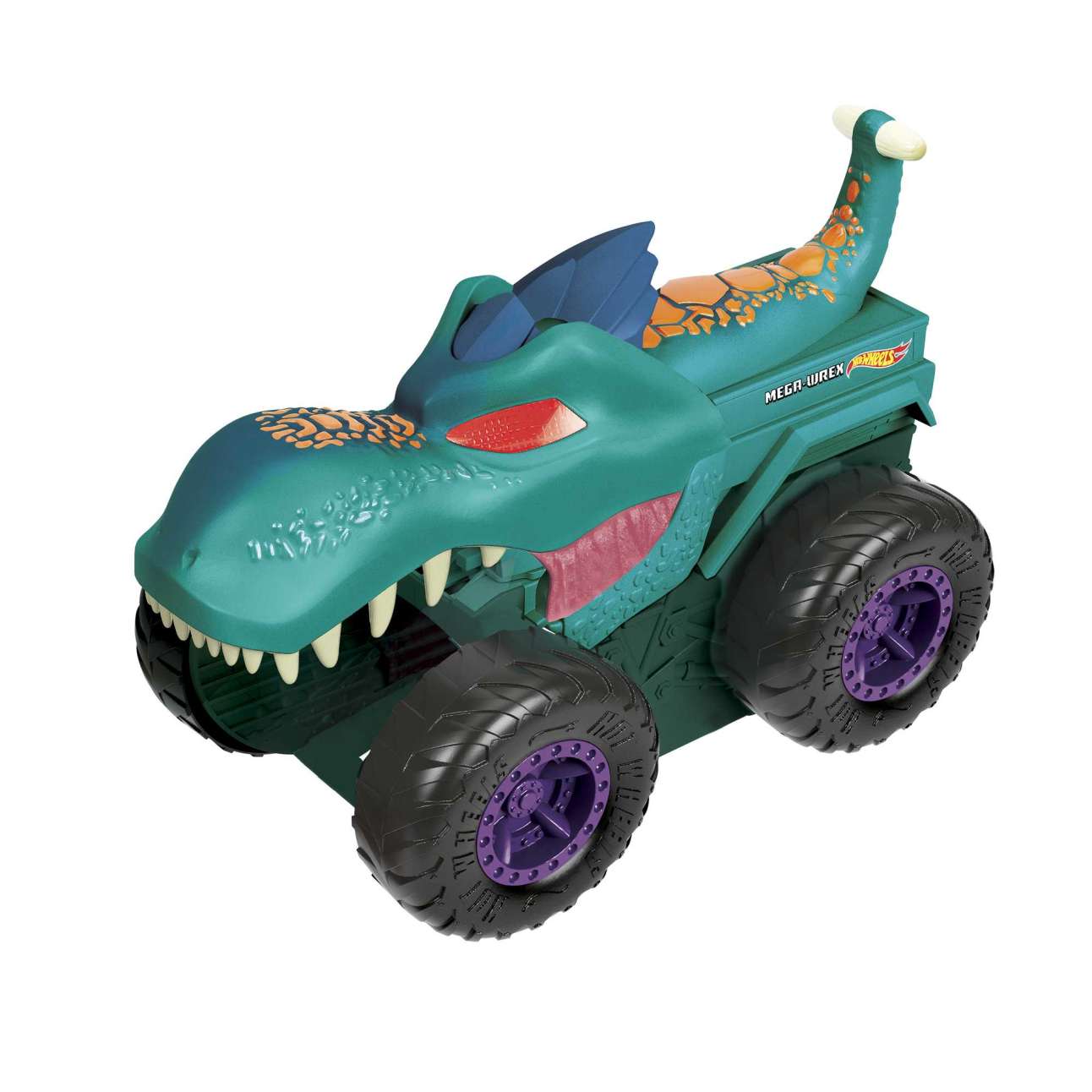 Hot Wheels Monster Trucks Car Chompin' Mega-Wrex Vehicle - Image 1 of 6