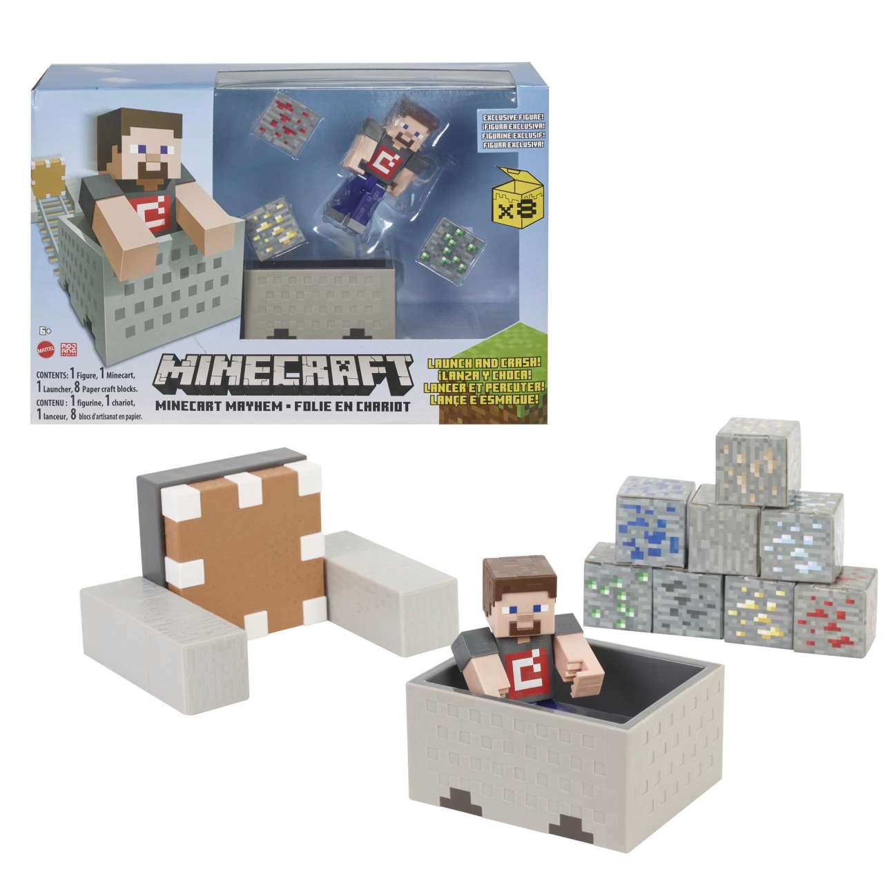 Набор игровой Minecraft с фигуркой и аксессуарами Разгром - Image 1 of 6