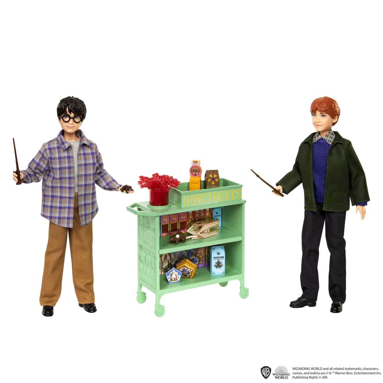 Harry Potter-Harry Et Ron À Bord Du Poudlard Express-Poupées - Imagen 1 de 6