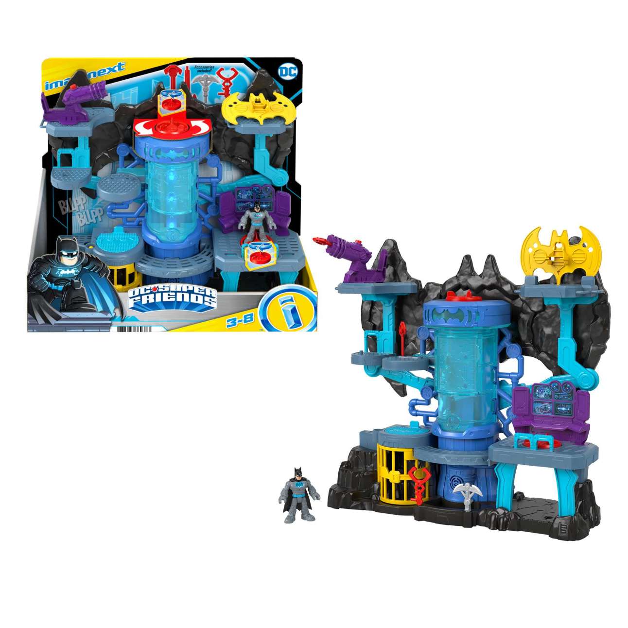 Imaginext® DC Super Friends Bat-Tech Batcave Batman'in Mağarası - Image 1 of 6