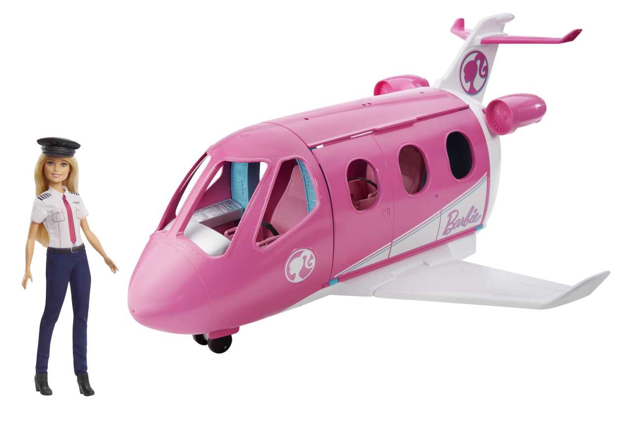Muñeca y conjunto de juego Avión de los sueños de Dreamhouse Adventures de Barbie - Imagen 1 de 6