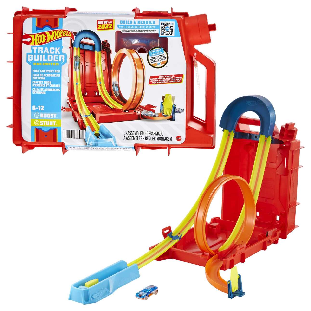 Hot Wheels Track Builder Unlimited Fuel Can Stunt Box - Image 1 of 6