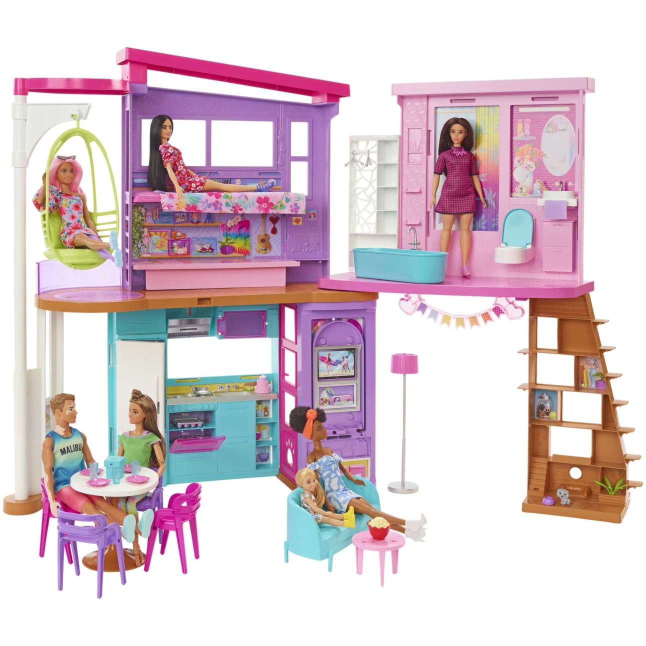 Barbie Vakantiehuis Speelset - Image 1 of 6