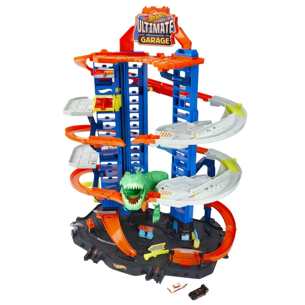 Набор игровой Hot Wheels Сити Невообразимый гараж с тиранозавром - Image 1 of 7