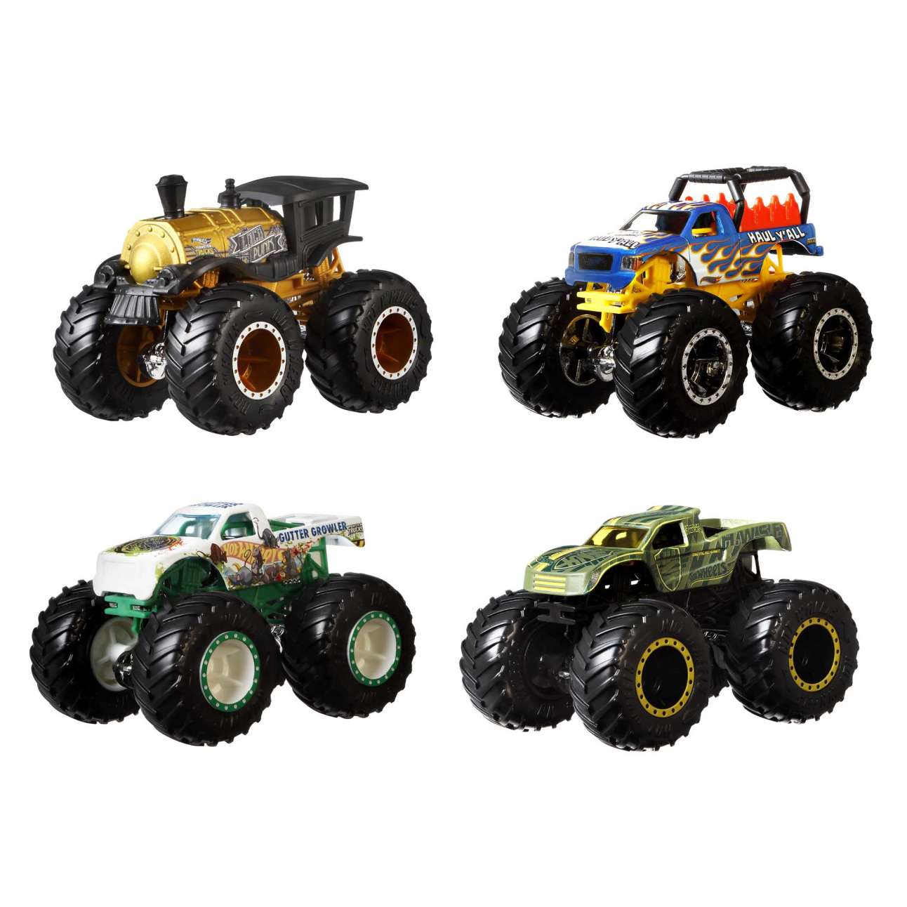 Hot Wheels Monster Trucks 4-Pack Assortment - Image 1 of 6