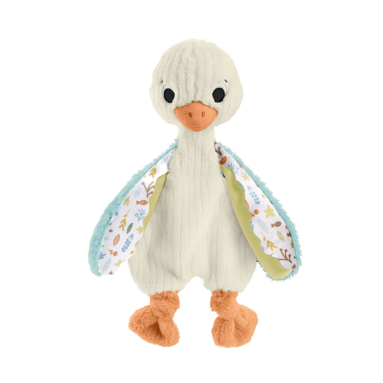 Fisher Price Snuggle Up Goose Baby Sensory Toy, Plush Toy With Jingles For Newborns - Image 1 of 6