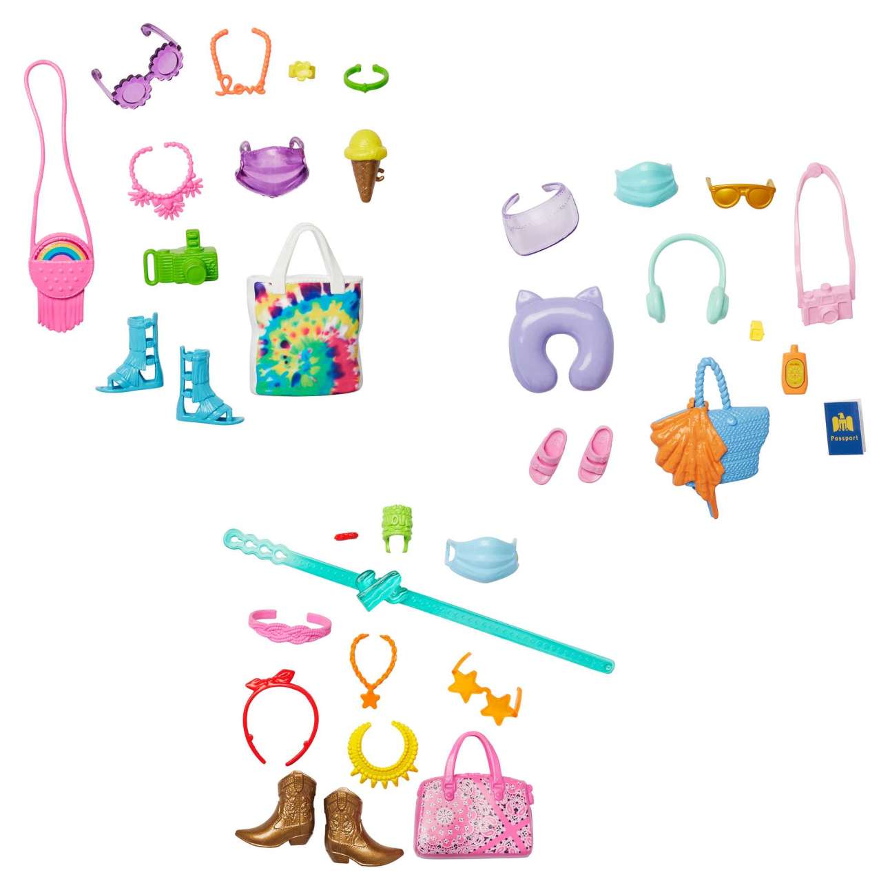 Barbie'nin Moda Aksesuarları Paketleri - Image 1 of 8