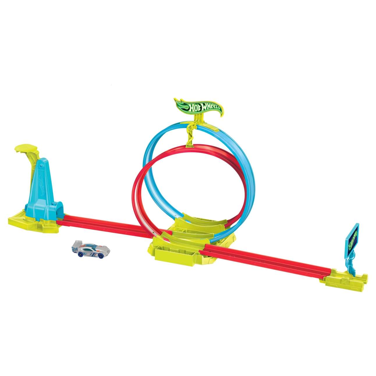 Hot Wheels Neon Speeders Πίστα, Σετ Με 1 Αυτοκινητάκι Hot Wheels - Image 1 of 4