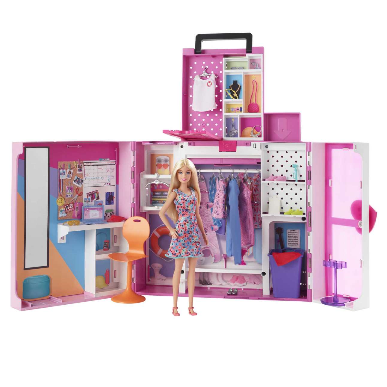 Barbie - Poupée Et Coffret Dressing Deluxe - Poupée Mannequin - 3 Ans Et + - Image 1 of 6