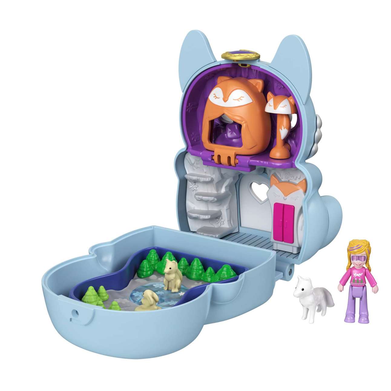 Polly Pocket Flip & Find Fox Compact - Image 1 of 6