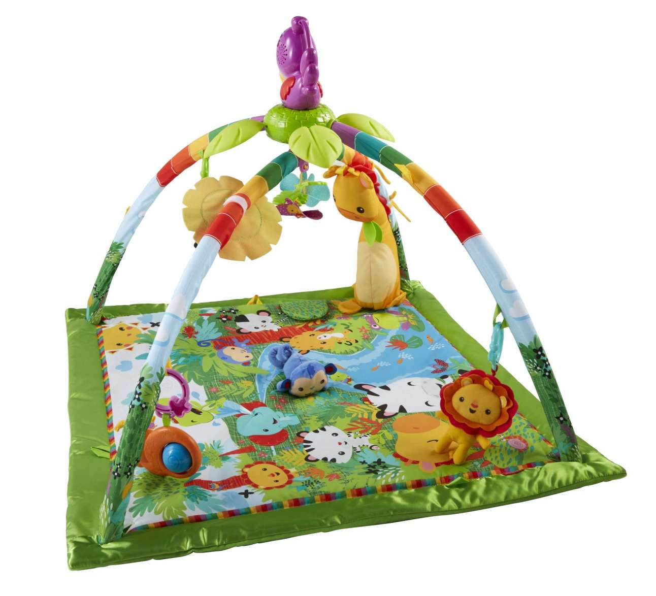 Fisher-Price Rainforest Music & Lights Deluxe Gym - Image 1 of 7