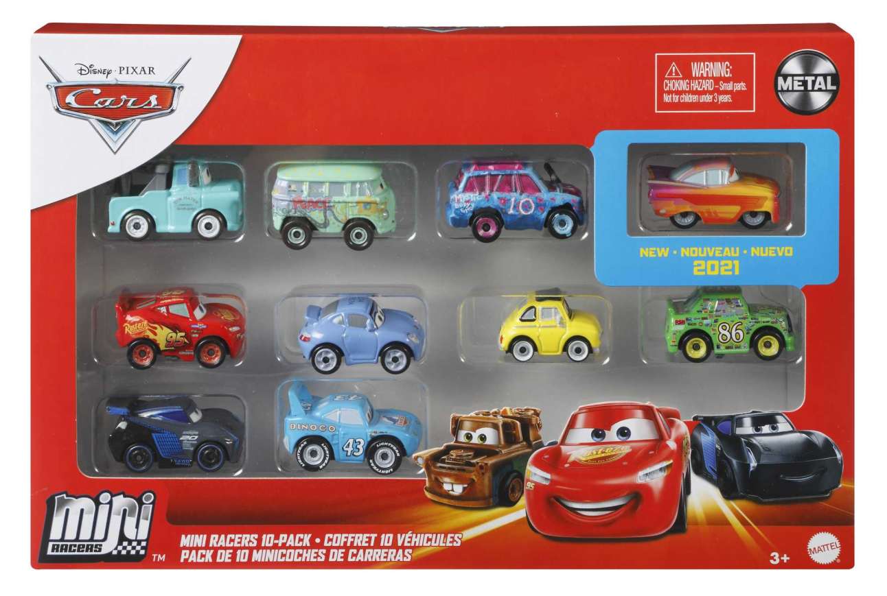 Disney Pixar Cars - Assortiment Coffret 10 Mini-Véhicules - Petite Voiture - 3 Ans Et + - Image 1 of 14