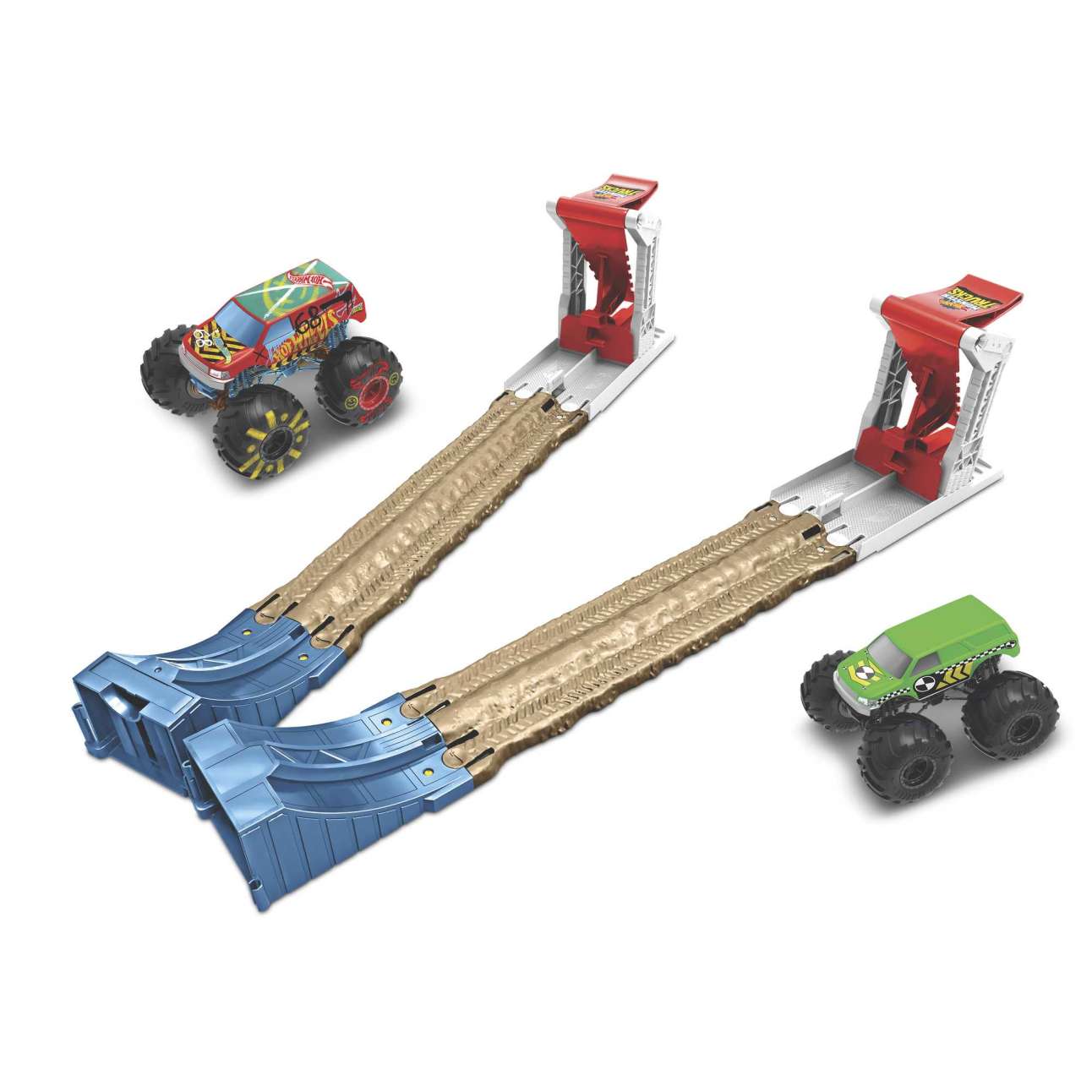Hot Wheels Monster Trucks Double Destruction Playset - Image 1 of 7