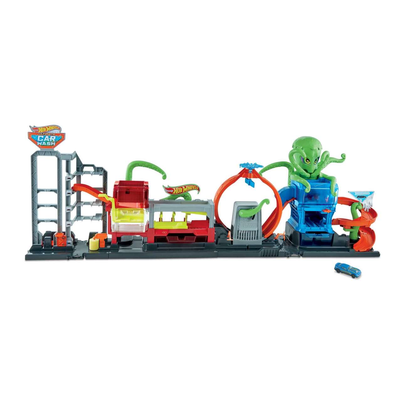 Набор игровой Hot Wheels Сити Невообразимая автомойка с осьминогом - Image 1 of 7