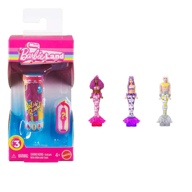 Barbie-Coffret Poupée Sirène Et Accessoires Mini-Barbieland