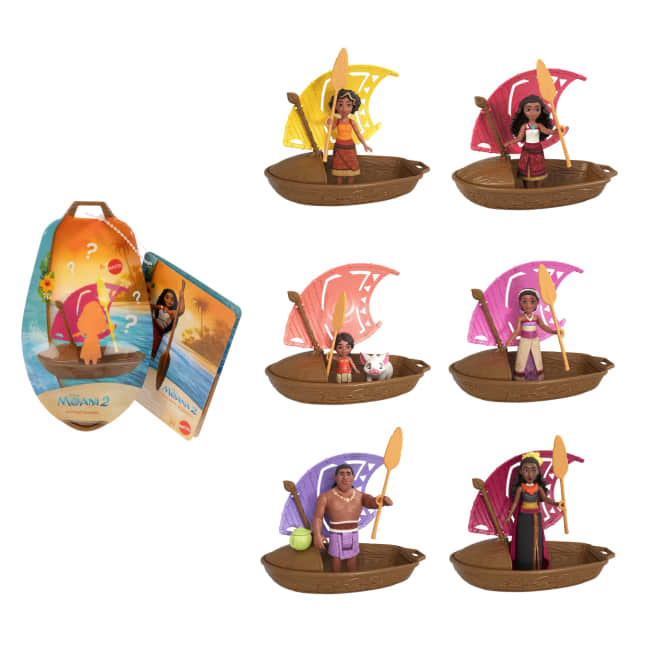 Disney Βαϊάνα 2 Σετ Με Μικρή Κούκλα Έκπληξη, Κανό Και Αξεσουάρ (Τα Σχέδια Μπορεί Να Διαφέρουν)