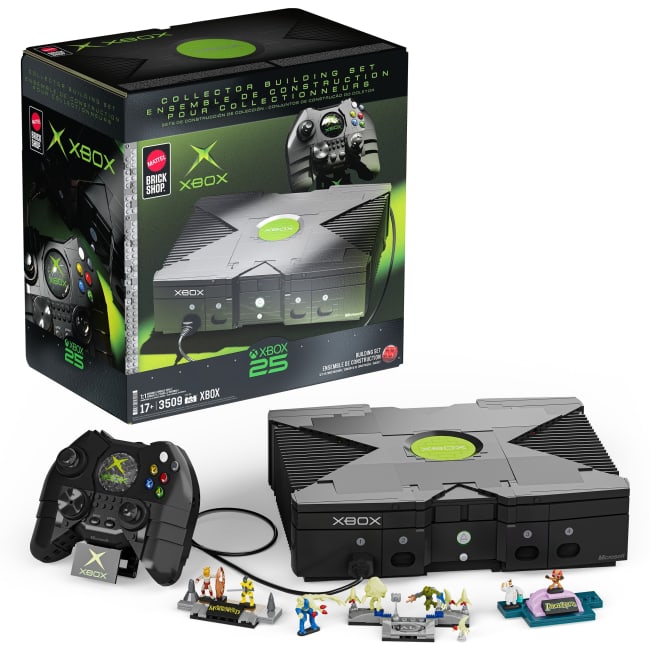 Mattel Brick Shop Microsoft Xbox Building Toy Kit (3509 Pieces), For Collectors