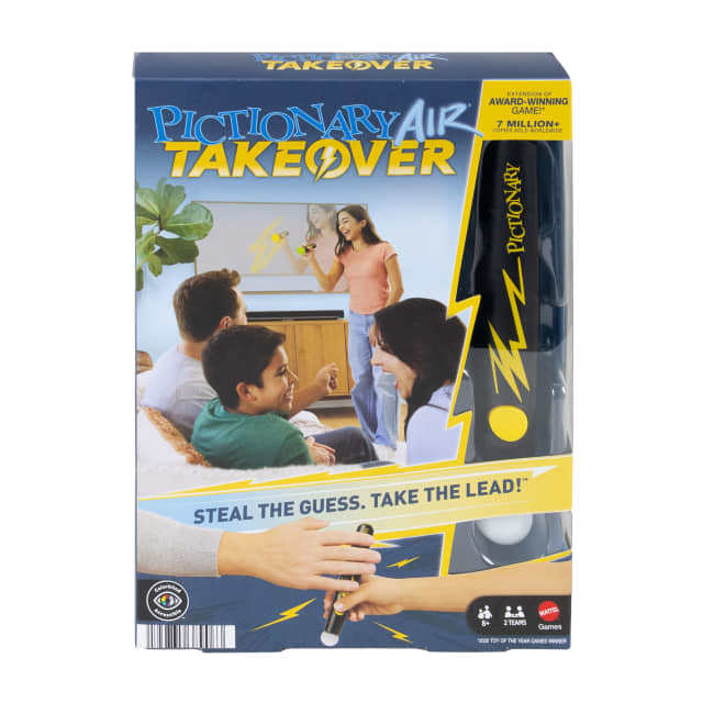 Pictionary Air Takeover Family Game For Kids, Adults & Game Night With Electronic Pen For Groups Ages 8+