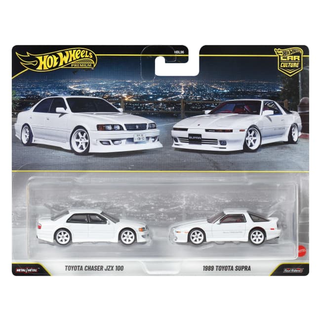 Hot Wheels Premium Car Culture Touge, 1:64 Ölçekli Metal Toyota Araçlardan Oluşan 2'Li Paket