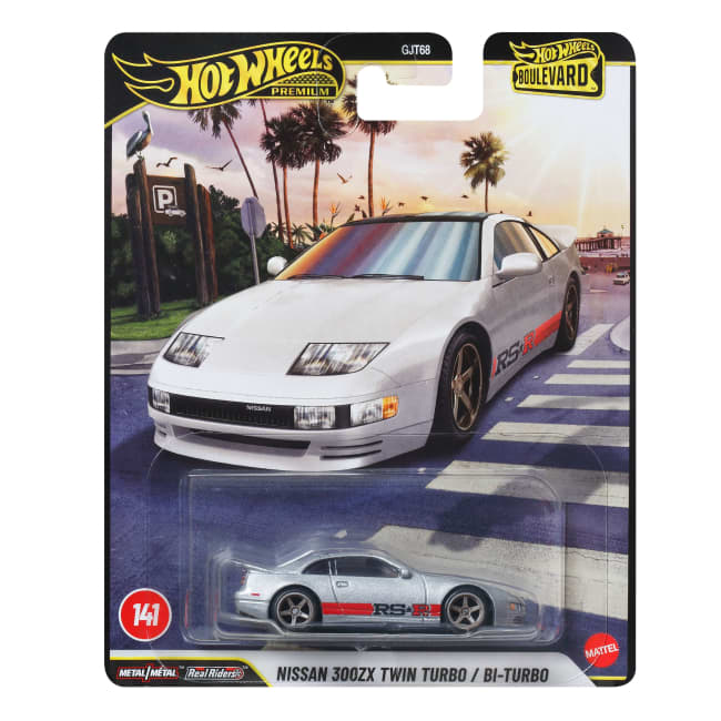 Hot Wheels Premium Boulevard Nissan 300ZX Twin Turbo Samochód 1:64 Zabawka 3+